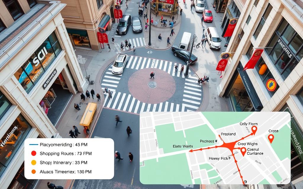 planning your shopping route