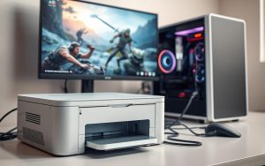 where to connect printer on a gaming pc