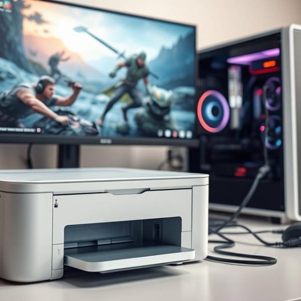 where to connect printer on a gaming pc